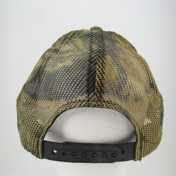 Old Clinton Gas & Groceries Logo Gray Ga Mesh Back Camo Adj Snapback Cap Hat - Picture 6 of 8
